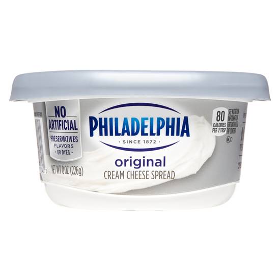 Order Philadelphia Original Cream Cheese Tub 8oz food online from Everyday Needs by Gopuff store, Athens on bringmethat.com