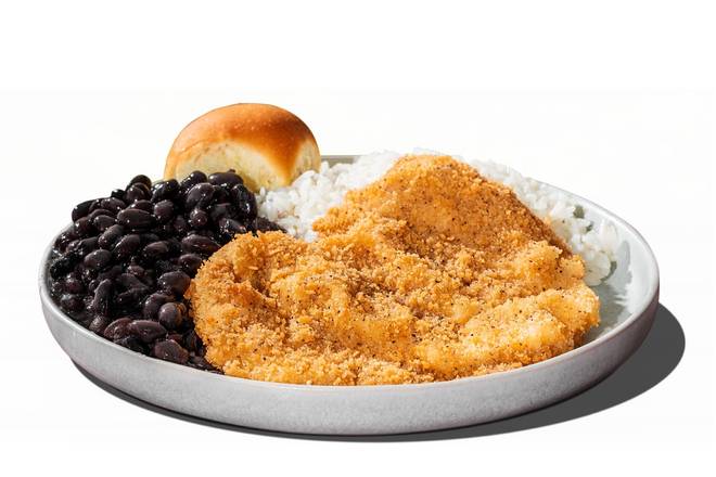 Order Crispy Chicken Platter - With Rice and Beans food online from Pollo Tropical store, Coral Springs on bringmethat.com