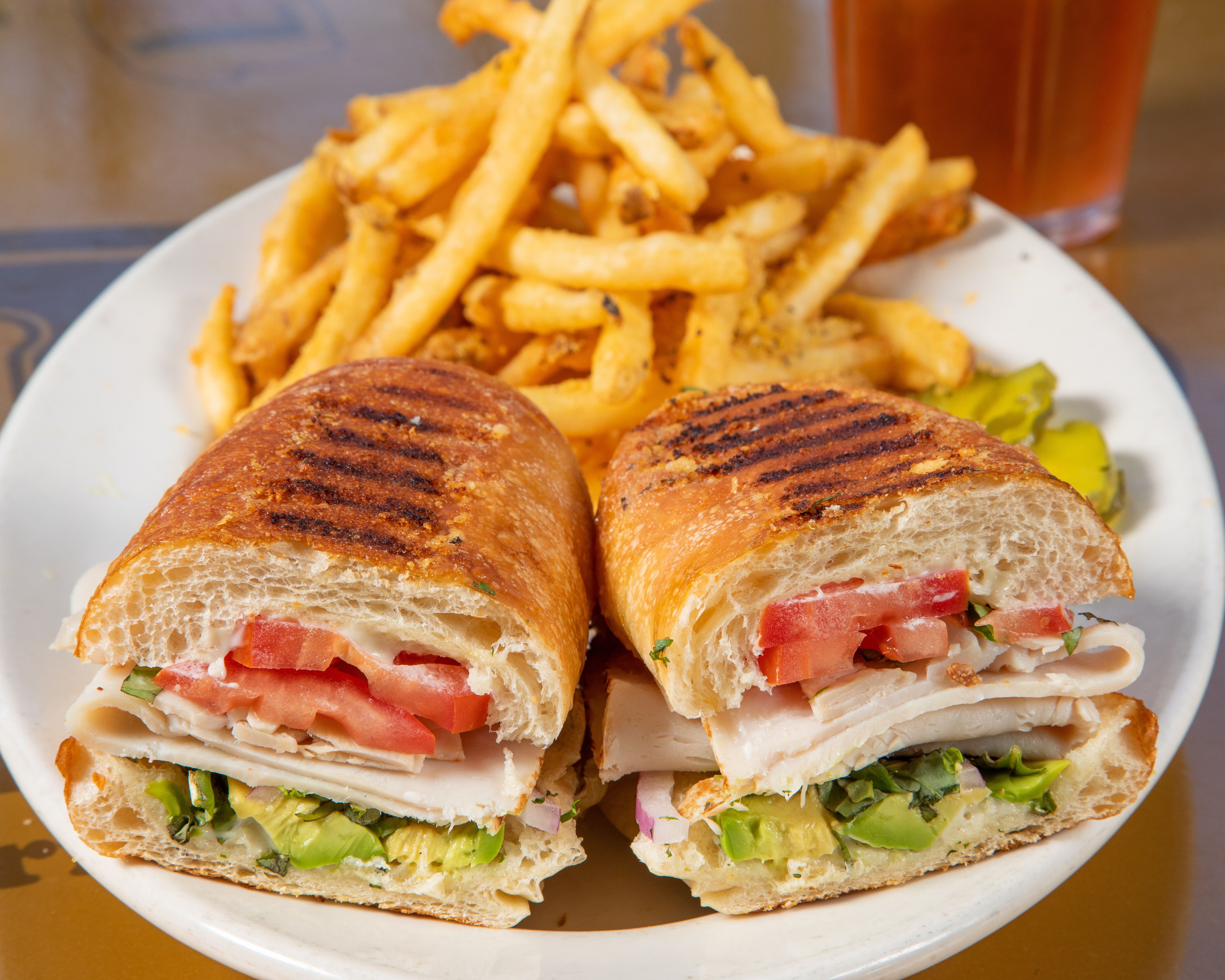 Order Turkey and Avocado Sandwich food online from Selma Chicago Pizzeria store, Ladera Ranch on bringmethat.com
