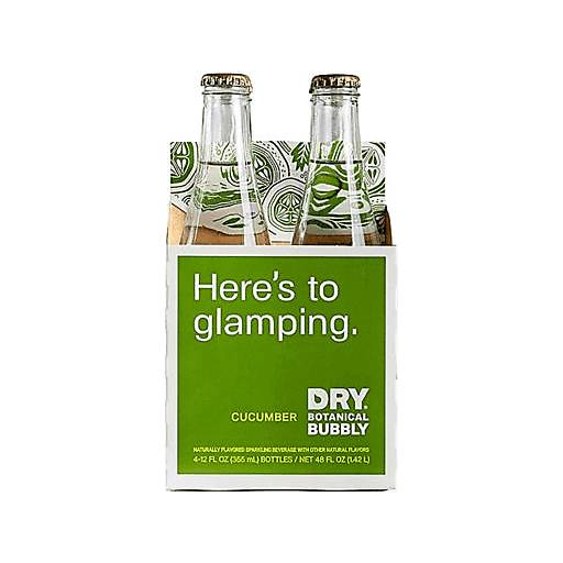Order Dry Botanical Bubbly Cucumber (4PK 12 OZ) 94917 food online from BevMo! store, Greenbrae on bringmethat.com