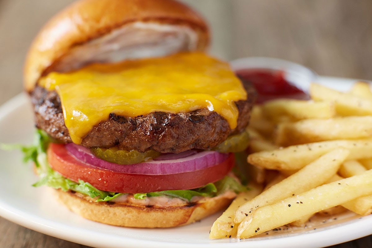 Order Half-Pound BFG Burger food online from Bonefish Grill store, Raleigh on bringmethat.com