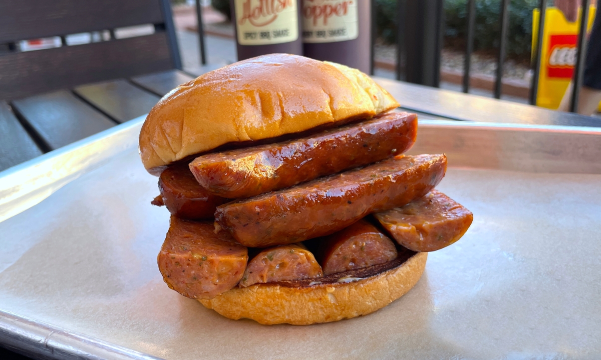 Order Sausage Sandwich food online from Gque Bbq store, Lone Tree on bringmethat.com