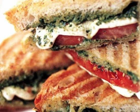 Order GRILLED PESTO - PANINI PRESS food online from Agave Coffee & Cafe store, Chula Vista on bringmethat.com