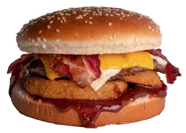 Order Western Bacon Cheese Burger food online from Frosty king inc store, Bakersfield on bringmethat.com