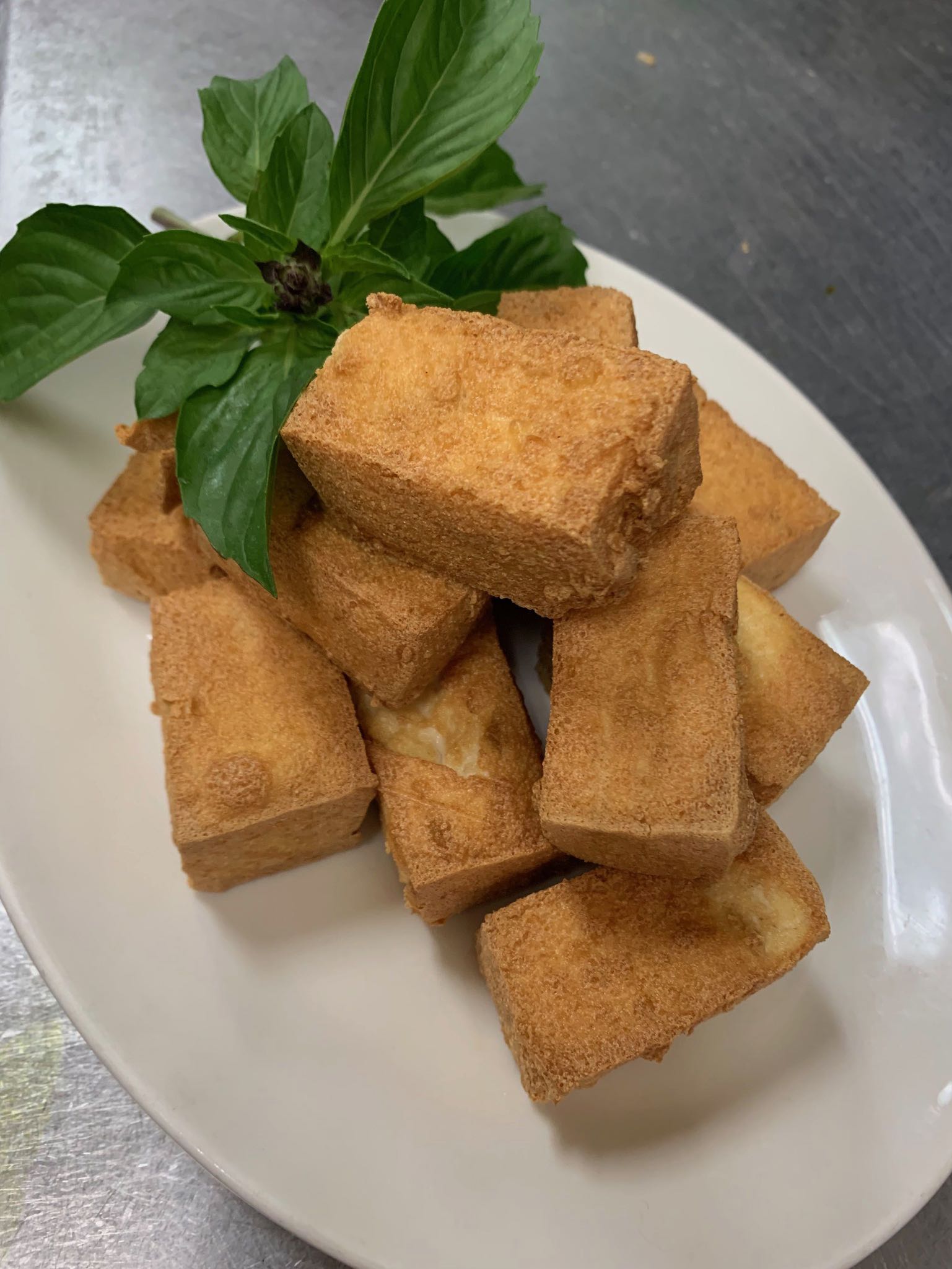 Order House Special Fried Tofu food online from Flowering Tea House store, Petaluma on bringmethat.com