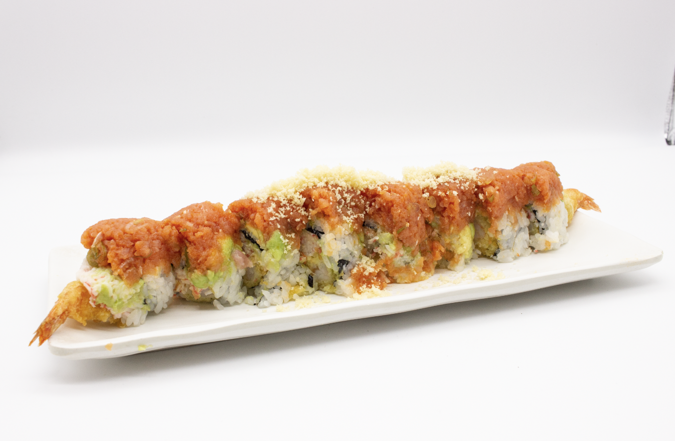 Order Spicy Crunch Roll food online from Sushiaru store, Victorville on bringmethat.com