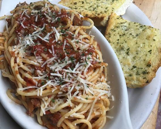 Order Spaghetti food online from Giannis Pizza store, Monterey on bringmethat.com