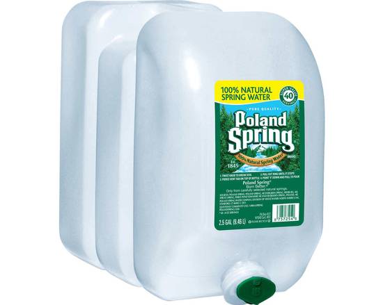 Order Poland Spring Water (2.5 Gal) food online from Ctown Supermarkets store, Uniondale on bringmethat.com