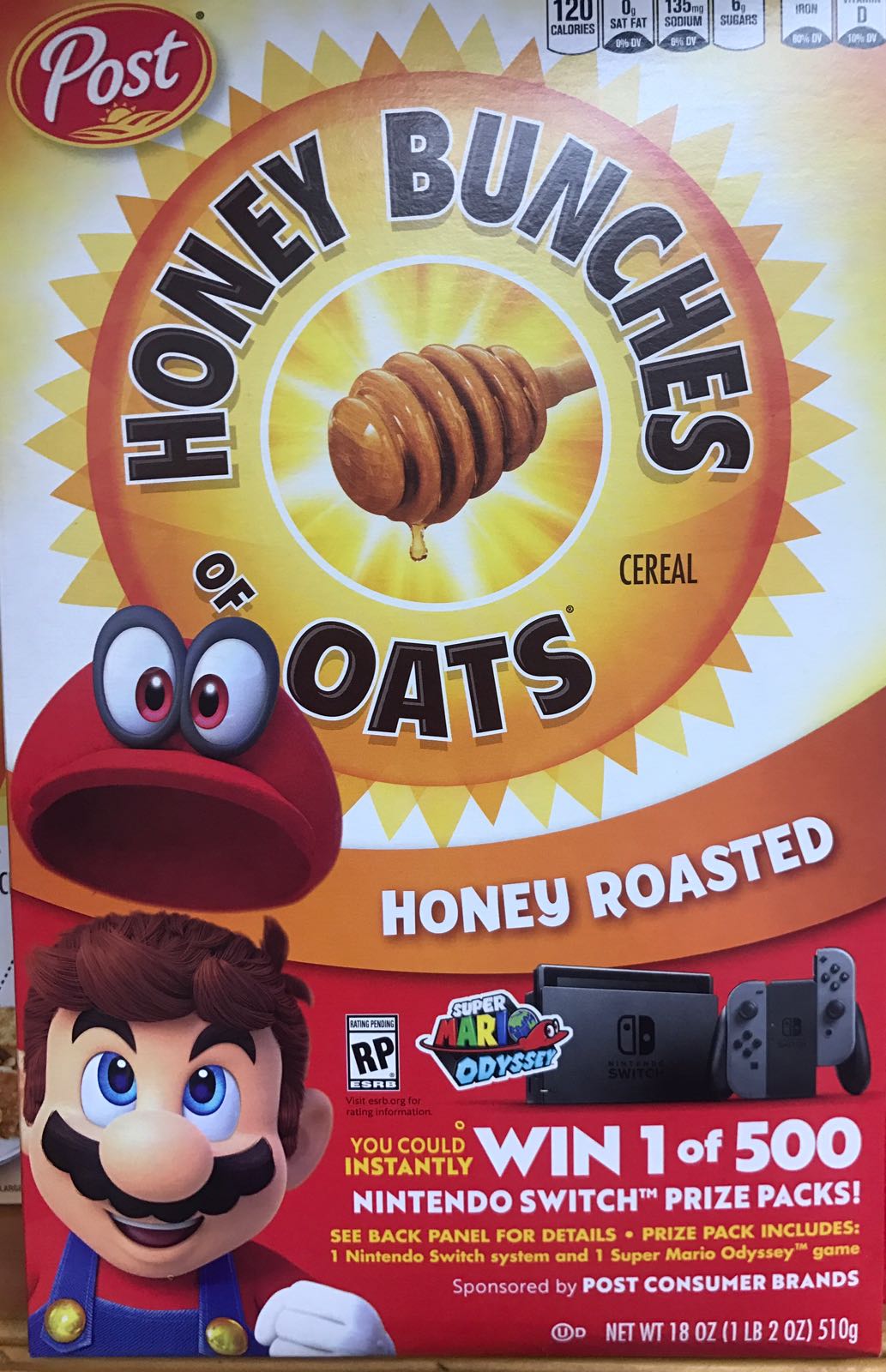 Order Post honey bunches of oats honey roasted  (grocery) food online from Crescent Gourmet store, Astoria on bringmethat.com