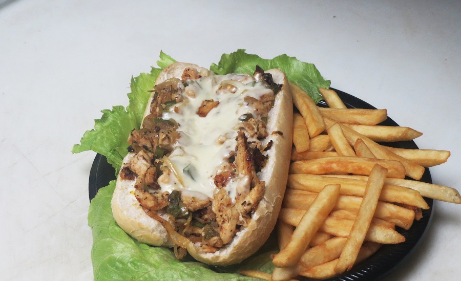 Order Chicken Philly and Fries Special food online from Sandwich Castle store, Chicago on bringmethat.com