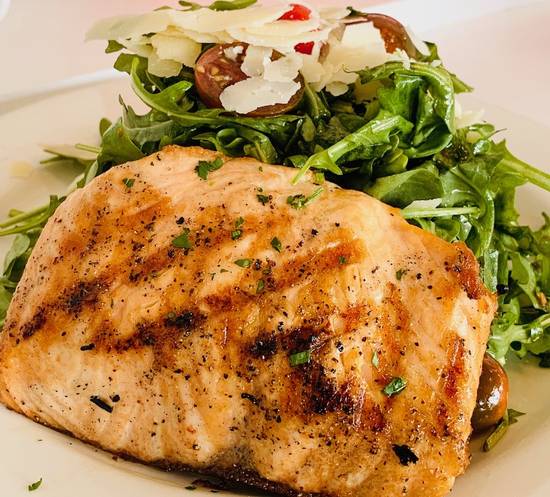 Order Grilled Salmone Plate food online from Tuscan Son store, Los Angeles on bringmethat.com