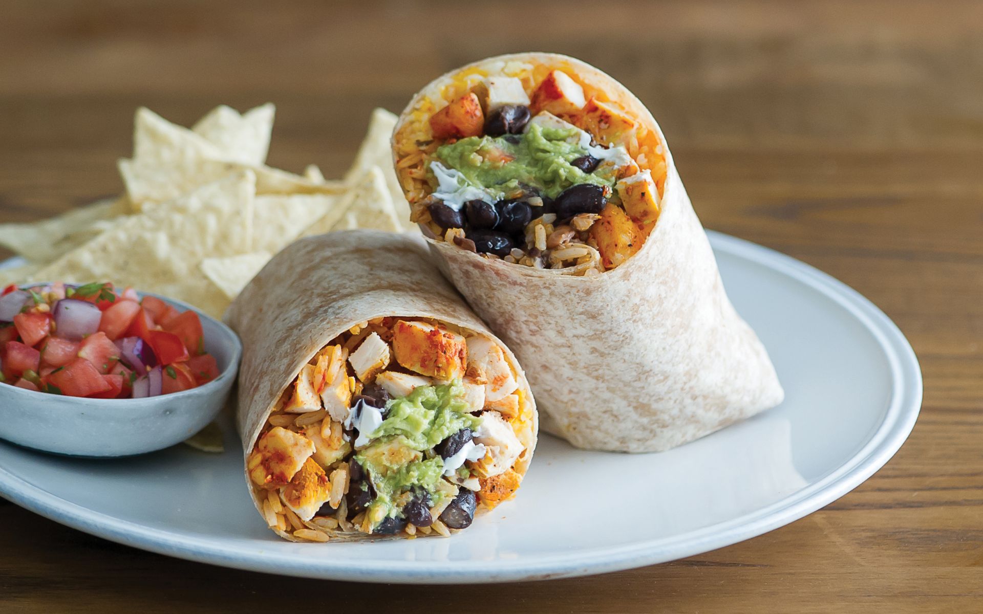 Order Fiesta Burrito food online from Sharkys Woodfired Mexican Grill store, Marina Del Rey on bringmethat.com