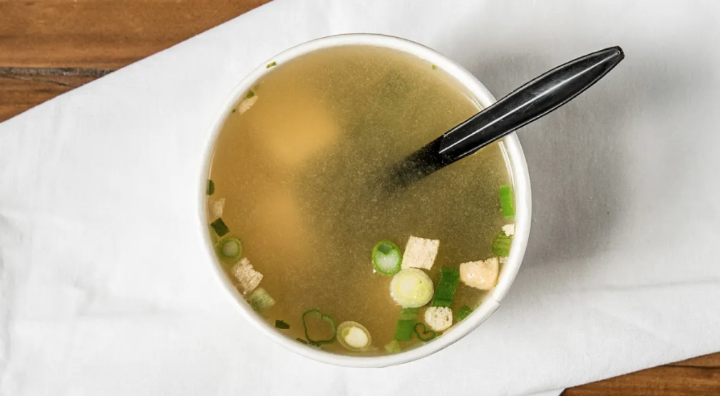 Order Miso Soup food online from Poke Chop store, San Diego on bringmethat.com