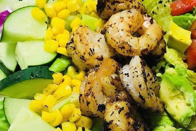 Order Cajun Shrimp Salad food online from Might As Well store, Chapel Hill on bringmethat.com