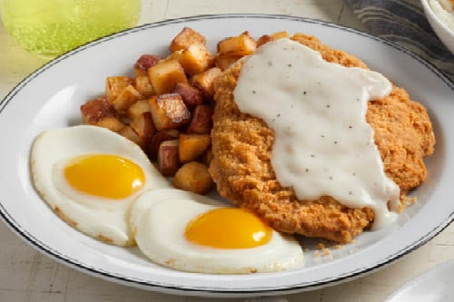 Order Country Fried Steak & Egg food online from Bob Evans store, Akron on bringmethat.com