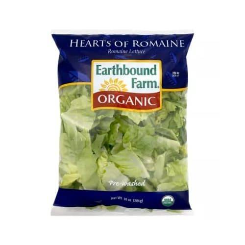 Order Earthbound Farm · Organic Hearts of Romaine Lettuce Pre-Washed (10 oz) food online from Safeway store, Redding on bringmethat.com