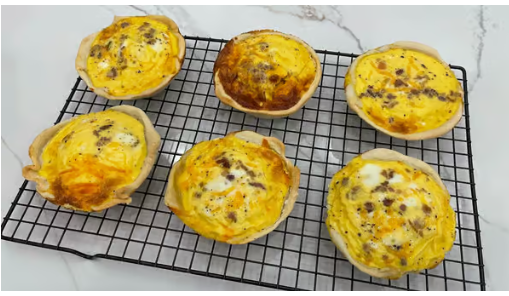 Order Bacon and Cheddar Quiche food online from Froth Ice Cream store, Haslet on bringmethat.com