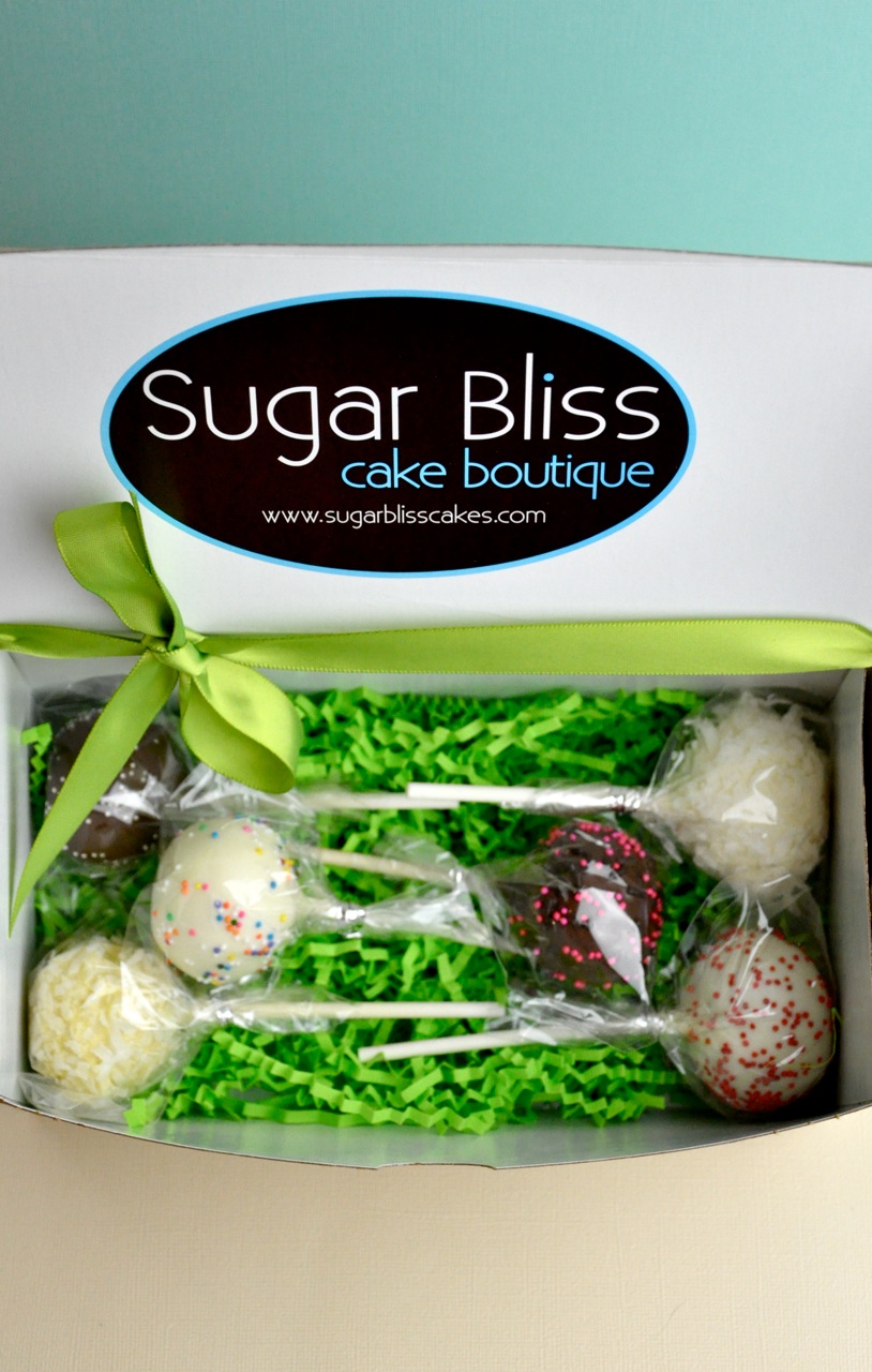 Order 6 Cake Pops Gift Box food online from Sugar Bliss store, Chicago on bringmethat.com