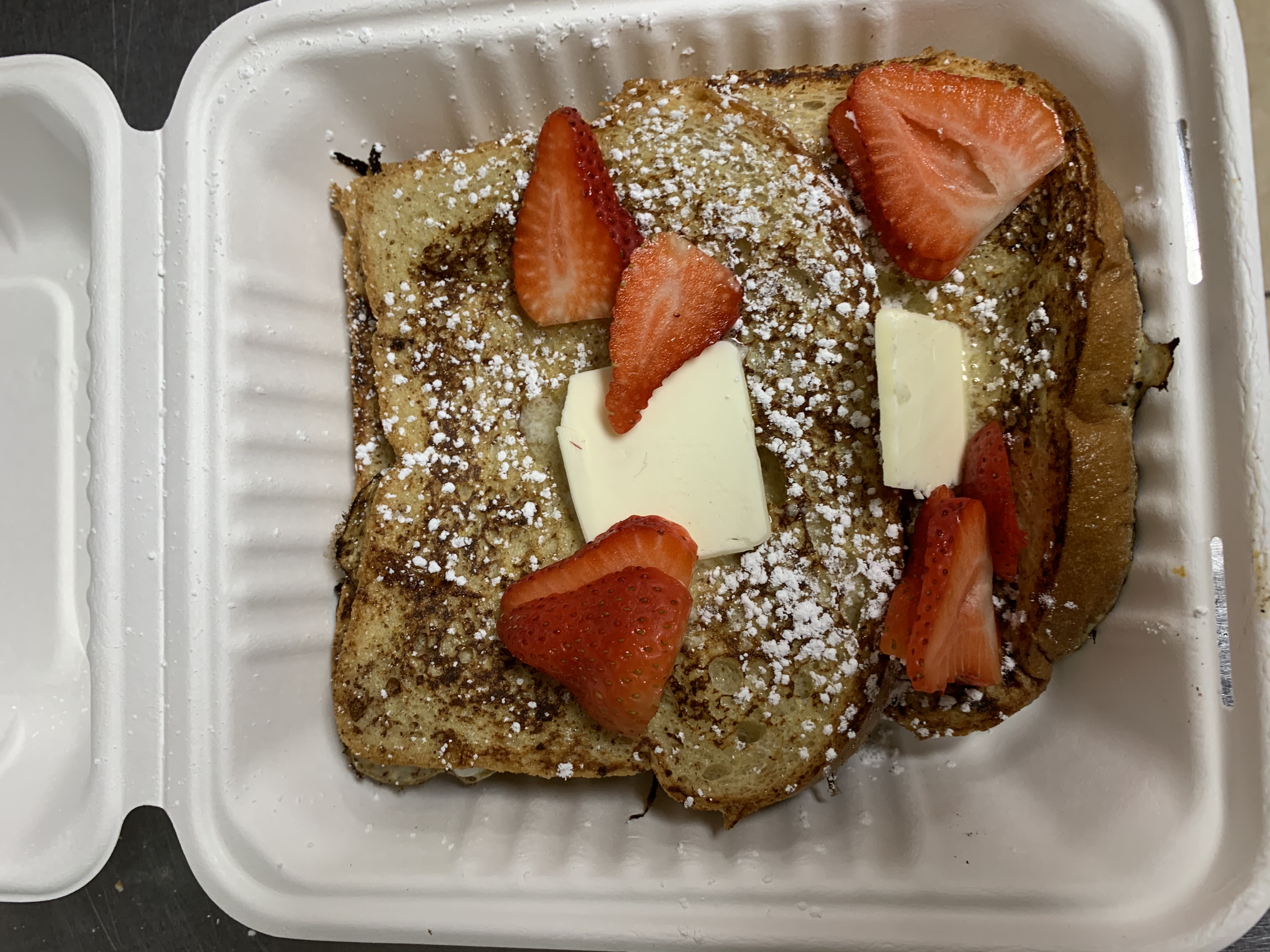 Order French Toast food online from Leonore's Deli-Taqueria store, San Francisco on bringmethat.com