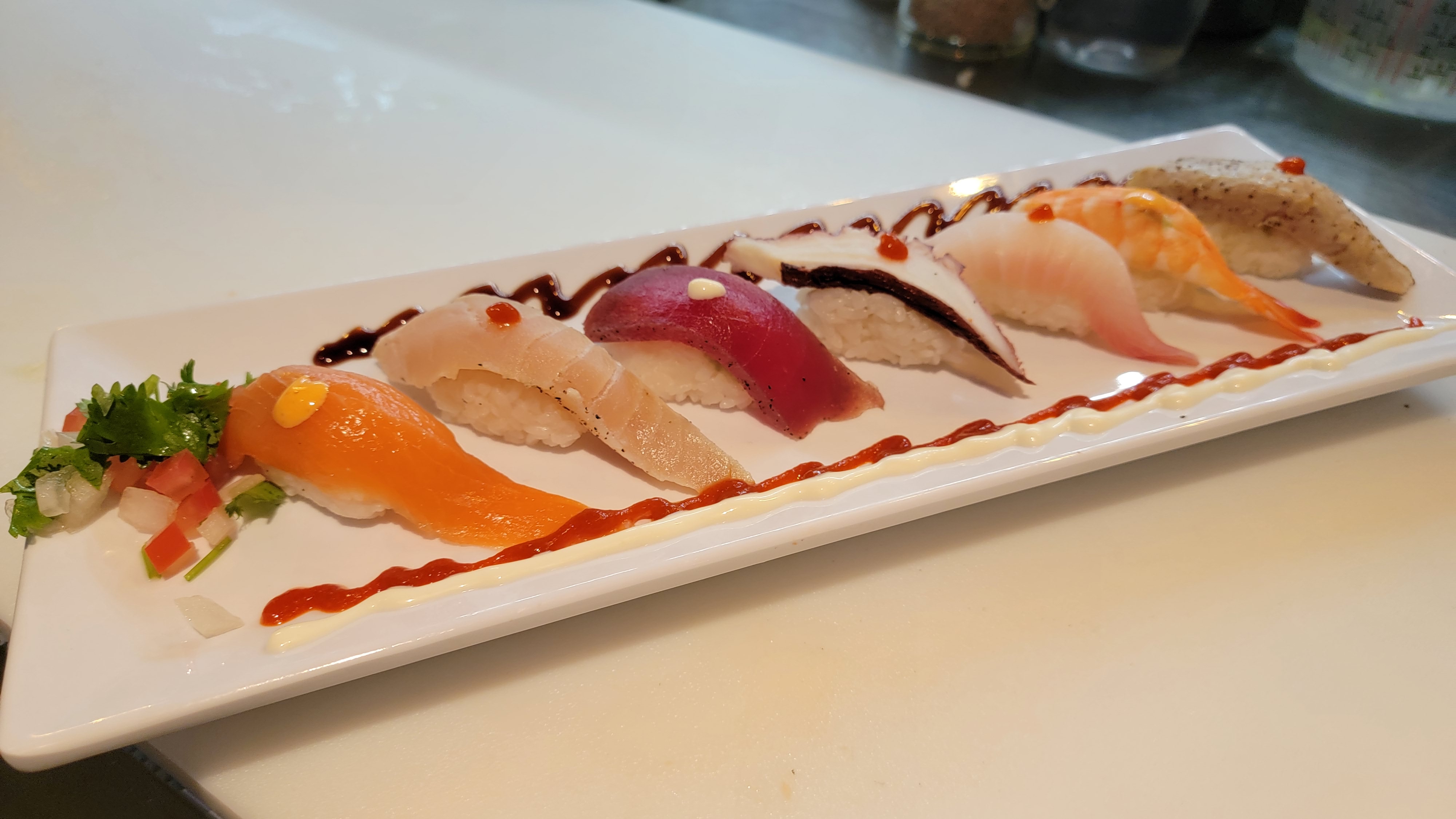 Order Raw Fish Sashimi 7pcs food online from Krack N Krab store, Los Angeles on bringmethat.com