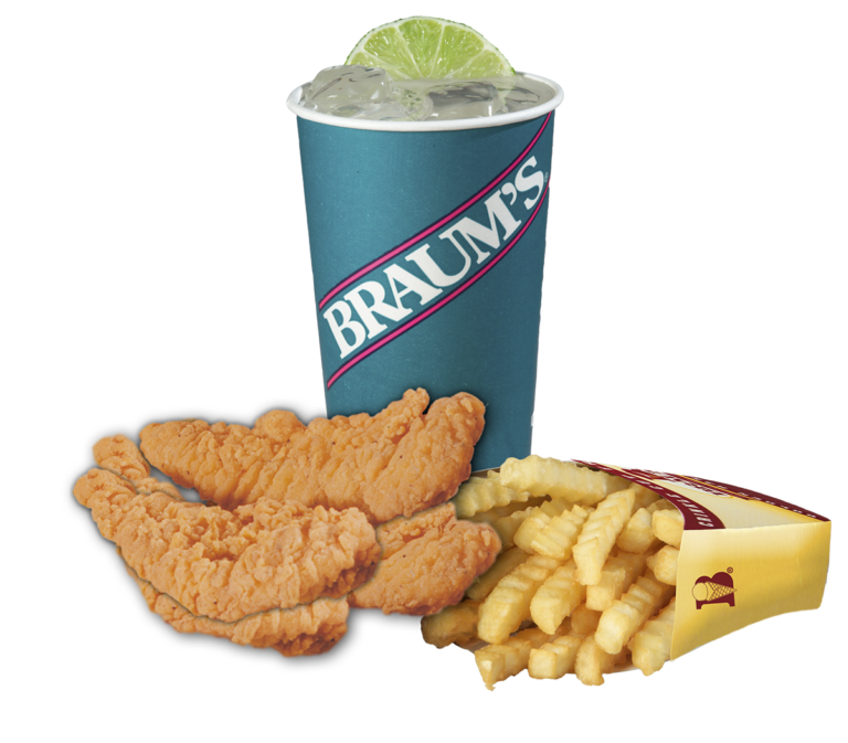Order 9. 4 Chicken Strip Combo food online from Braum store, Salina on bringmethat.com
