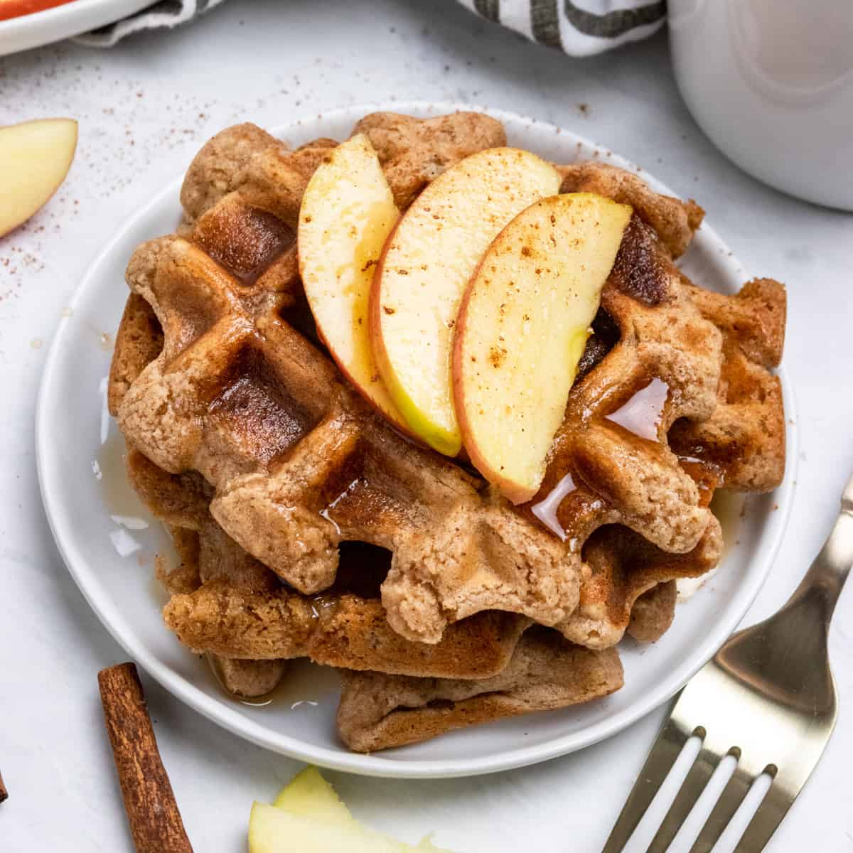 Order Cinnamon Apple Waffles food online from Jackson Hole store, Englewood on bringmethat.com