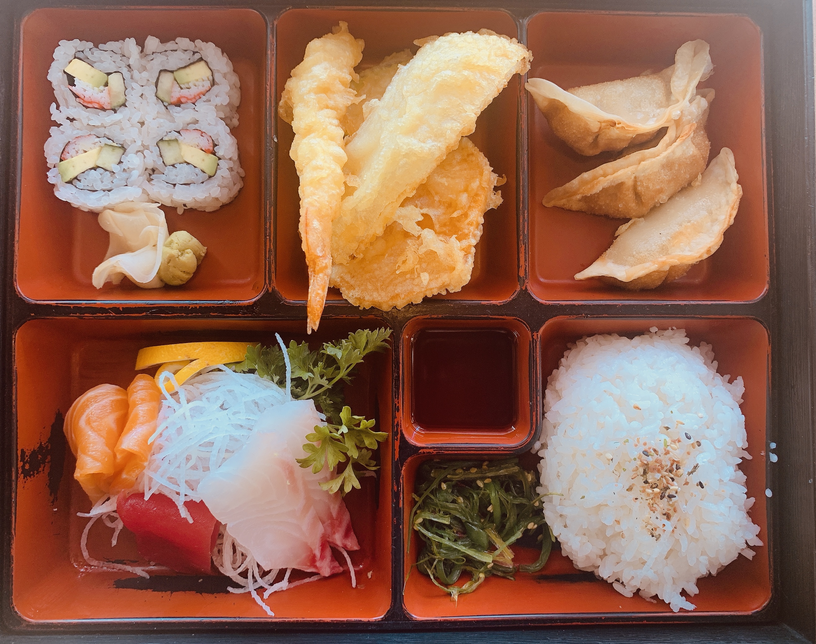 Order BD8. SashimiBox food online from Biwako Sushi store, Saline on bringmethat.com
