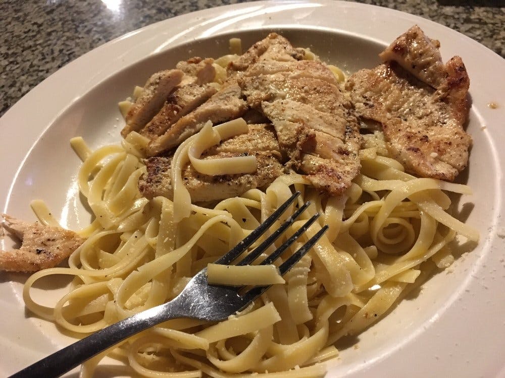 Order Pasta Primavera with Grilled Chicken Breast - Pasta food online from Southern Recipes Grill store, Arlington on bringmethat.com