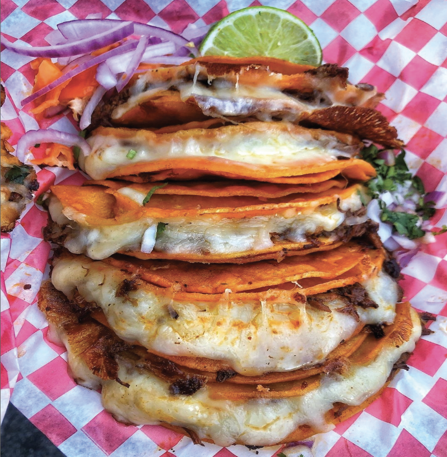 Order Queso Tacos food online from El Patron 323 store, Clayton on bringmethat.com