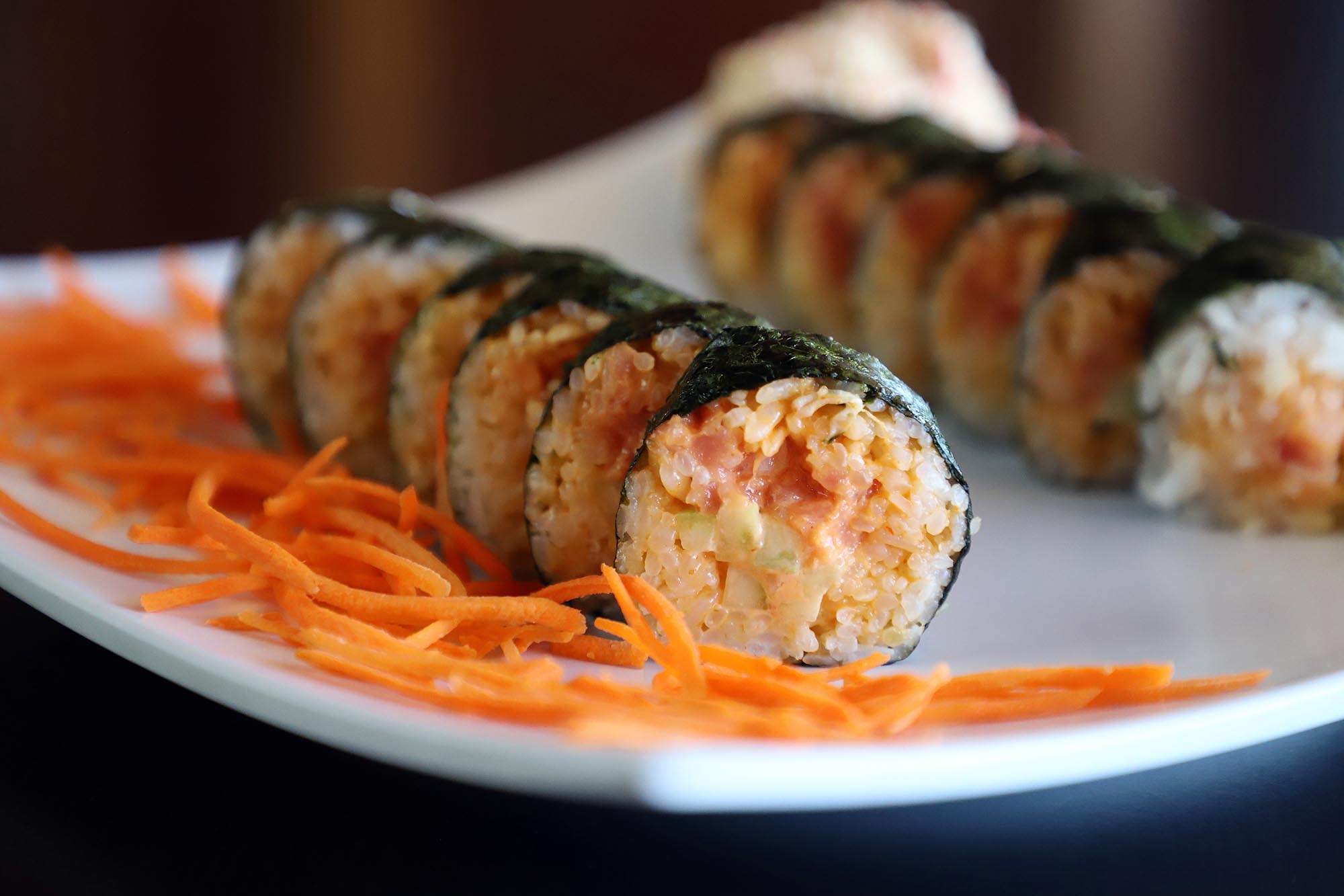 Order Spicy Tuna Roll food online from Sushi Sonora store, Phoenix on bringmethat.com