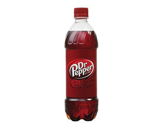 Order Dr Pepper Bottle (20 oz) food online from BBQ Ribs Co. store, Kansas City on bringmethat.com
