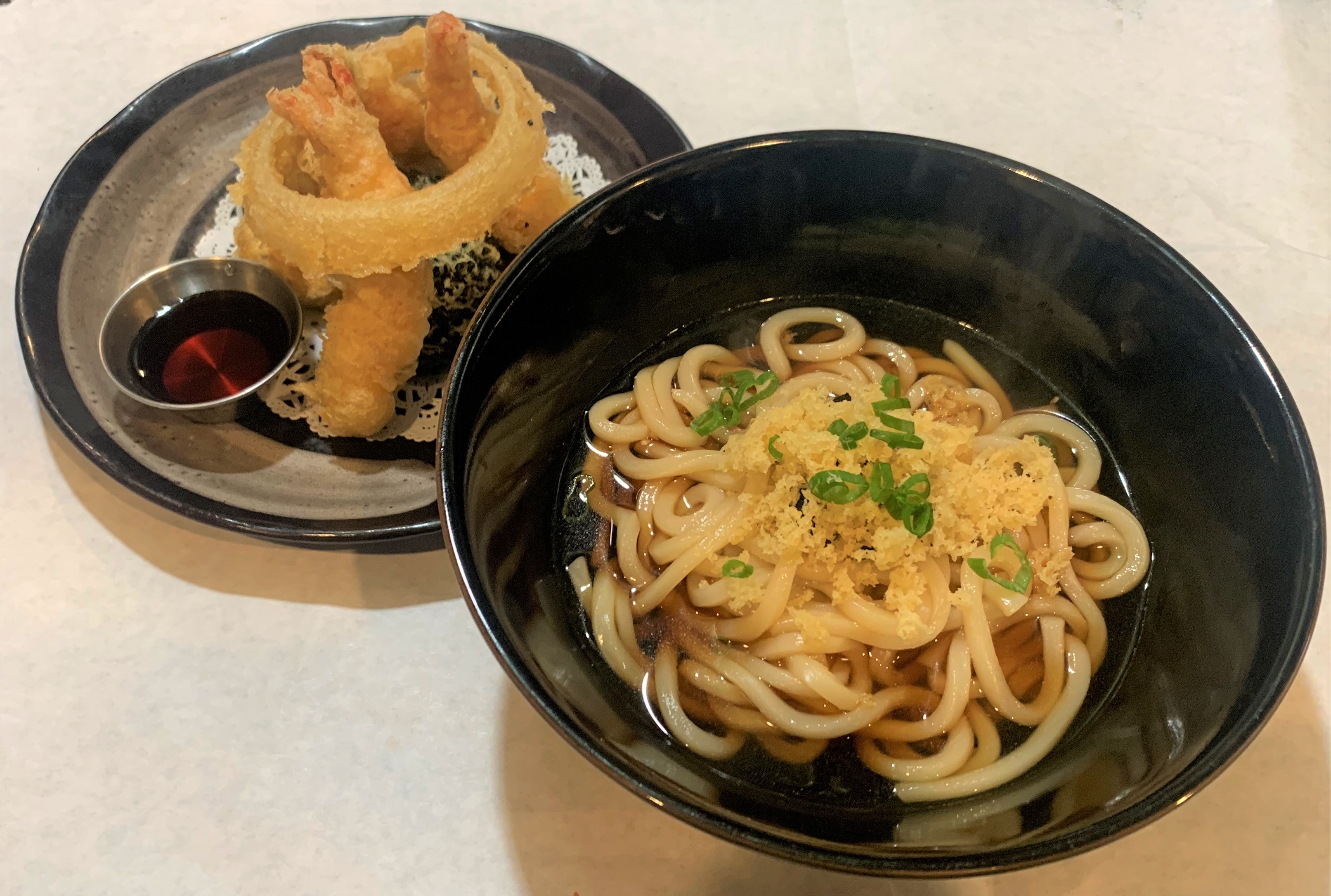 Order Tempura Shrimp Udon food online from House Of Pong store, Claremont on bringmethat.com