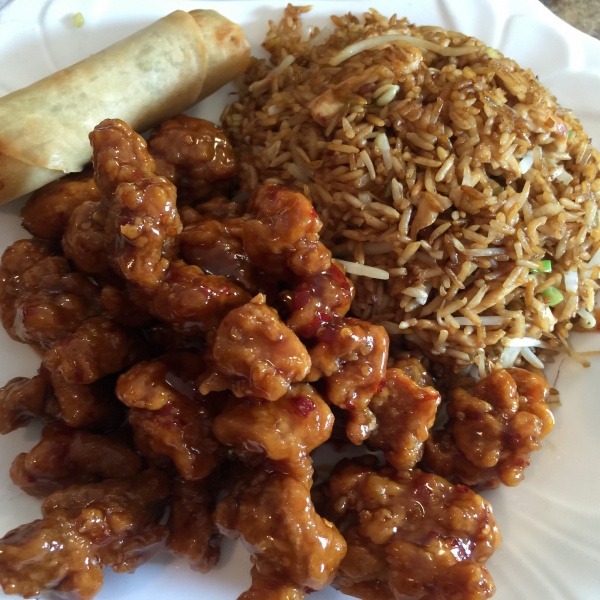 Order General Tso's Chicken Special Combination food online from Orient House Chinese Restaurant store, Madison on bringmethat.com