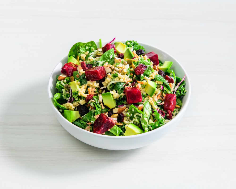 Order Super Greens & Quinoa Salad food online from Veggie Bomb store, Los Angeles on bringmethat.com
