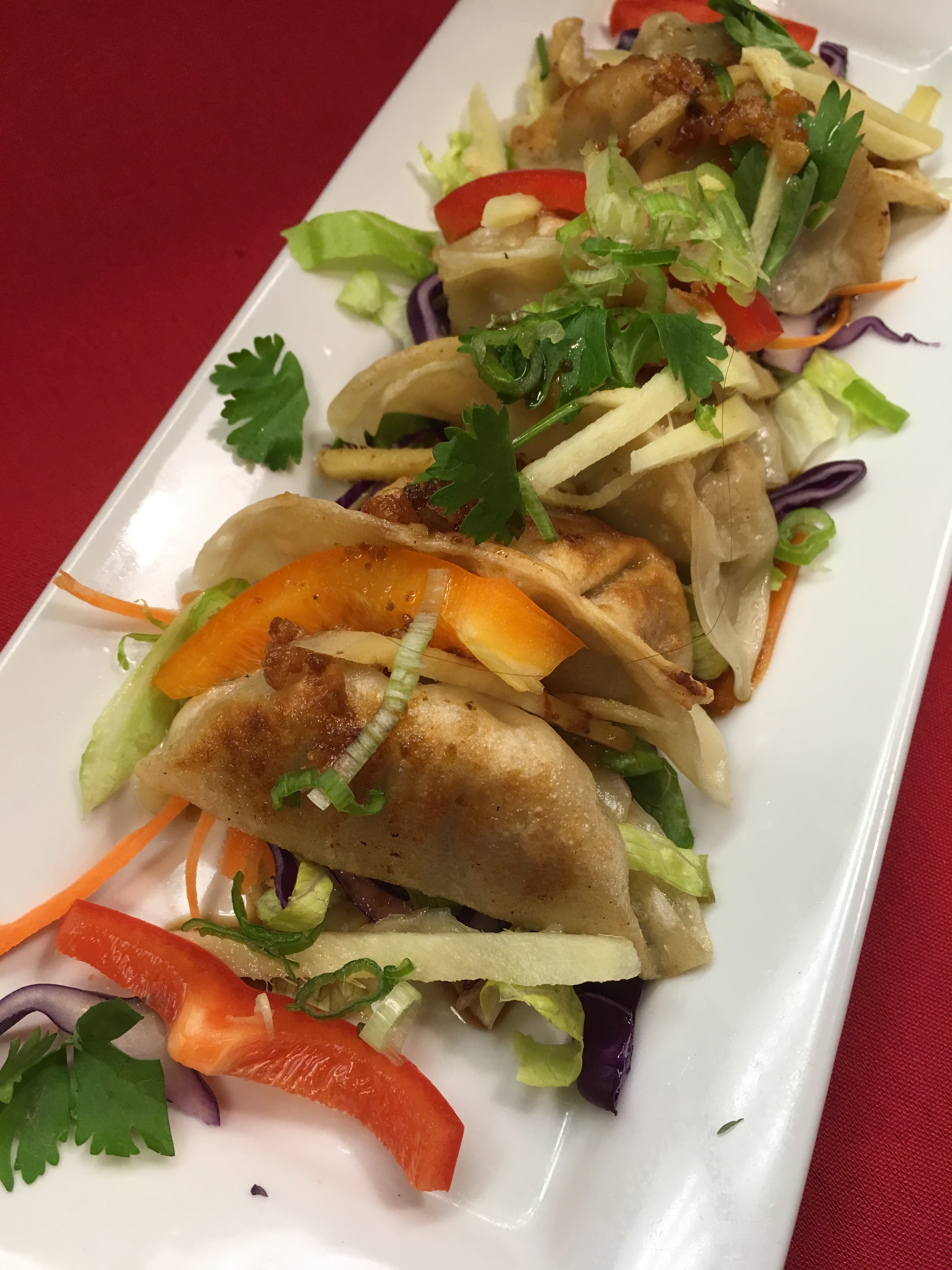 Order Pot Stickers food online from Mezzo Thai Fusion store, Richland on bringmethat.com