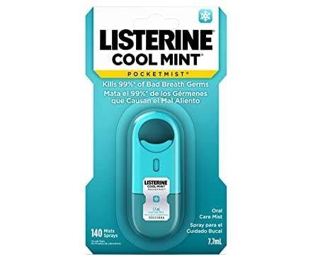 Order Listerine Pocketmist - Cool Mint - 140 Mist Sprays food online from East Cooper Family Pharmacy store, Mt Pleasant on bringmethat.com
