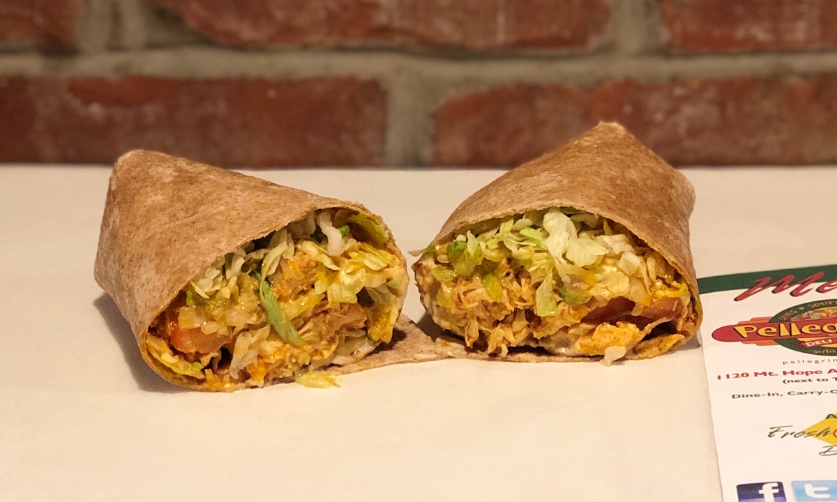 Order *Grilled Buffalo Chicken Wrap food online from Pellegrino's Deli Cafe store, Rochester on bringmethat.com