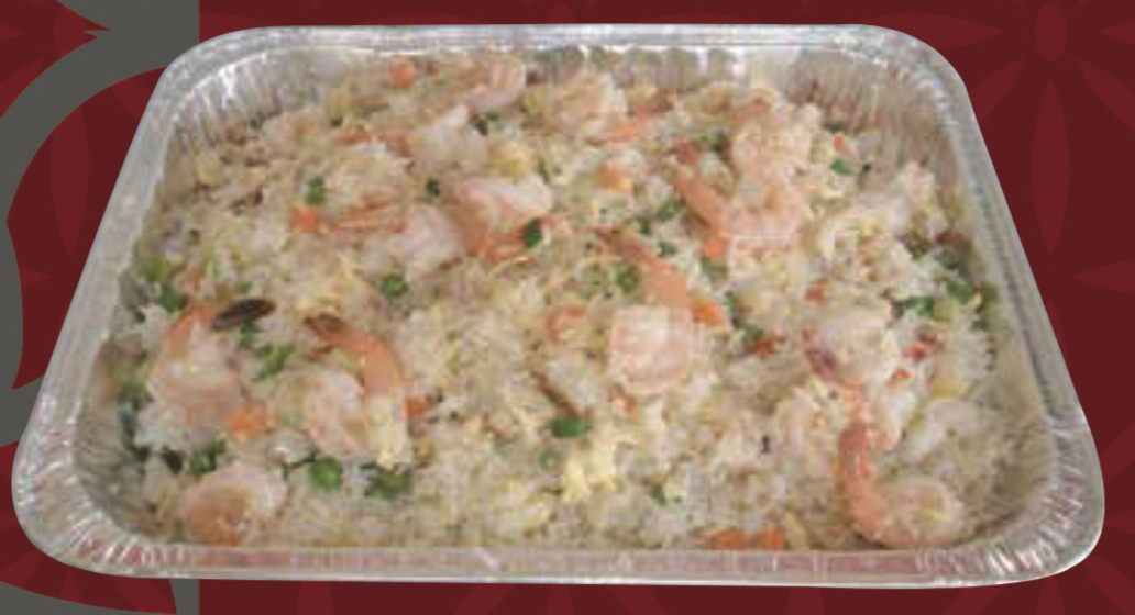Order Butterfly Shrimp Fried Rice Party Tray food online from Kim Chuy Restaurant store, Los Angeles on bringmethat.com