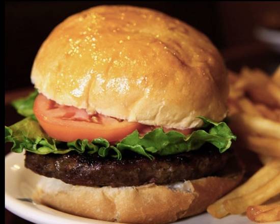 Order Burger 8oz Angus food online from American Steakhouse store, Meriden on bringmethat.com