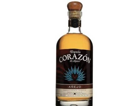 Order Corazon Anejo, 750mL tequila (40.0% ABV) food online from Cold Spring Liquor store, Liberty Hill on bringmethat.com