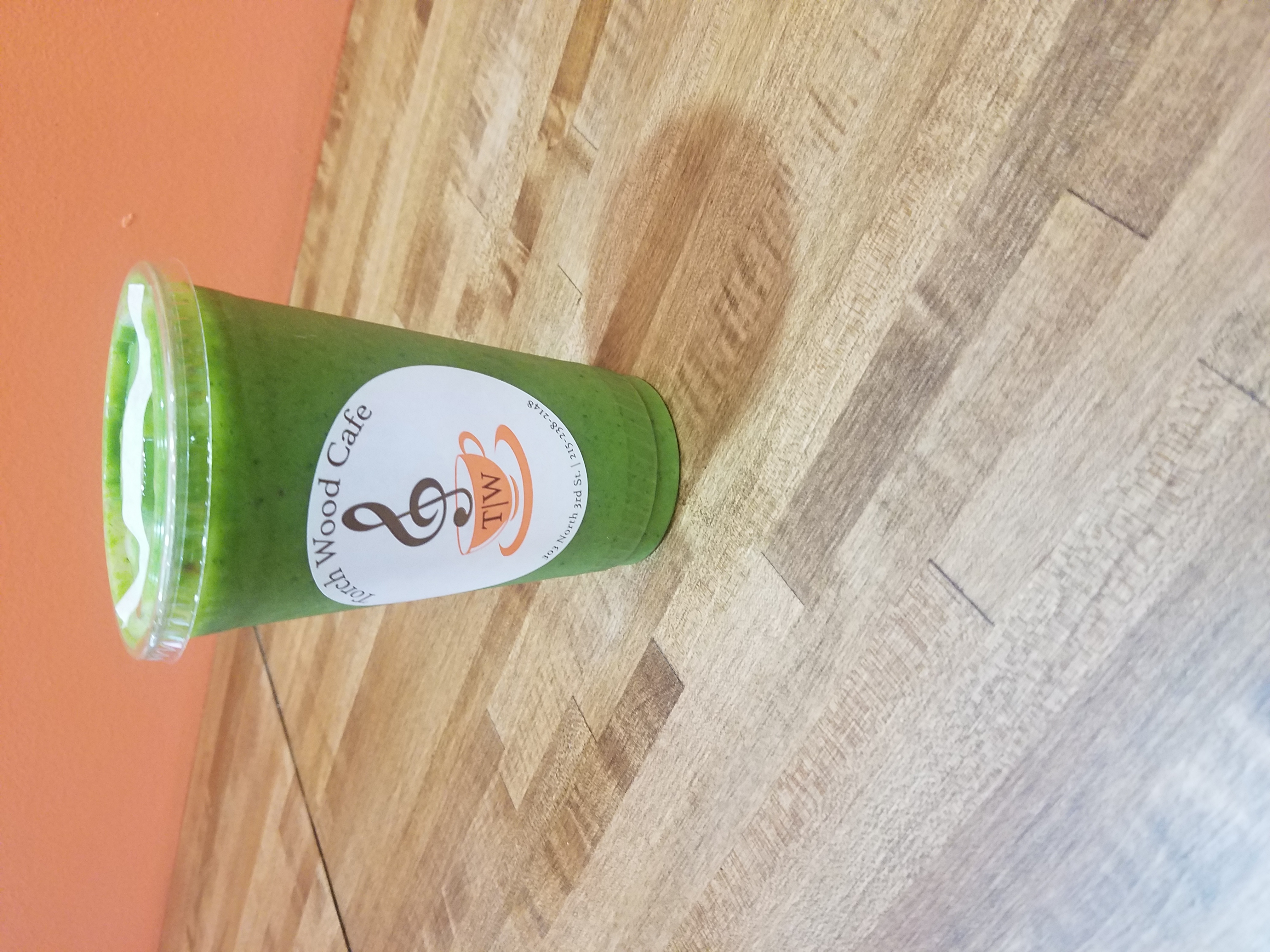 Order Kale, Spinach and Avocado Smoothie food online from Torch Wood Cafe store, Philadelphia on bringmethat.com