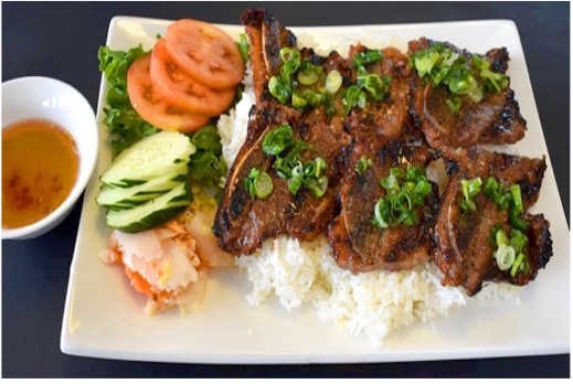 Order 51. Grilled Beef Short Ribs food online from Saigon Noodles & Grill store, Arlington on bringmethat.com
