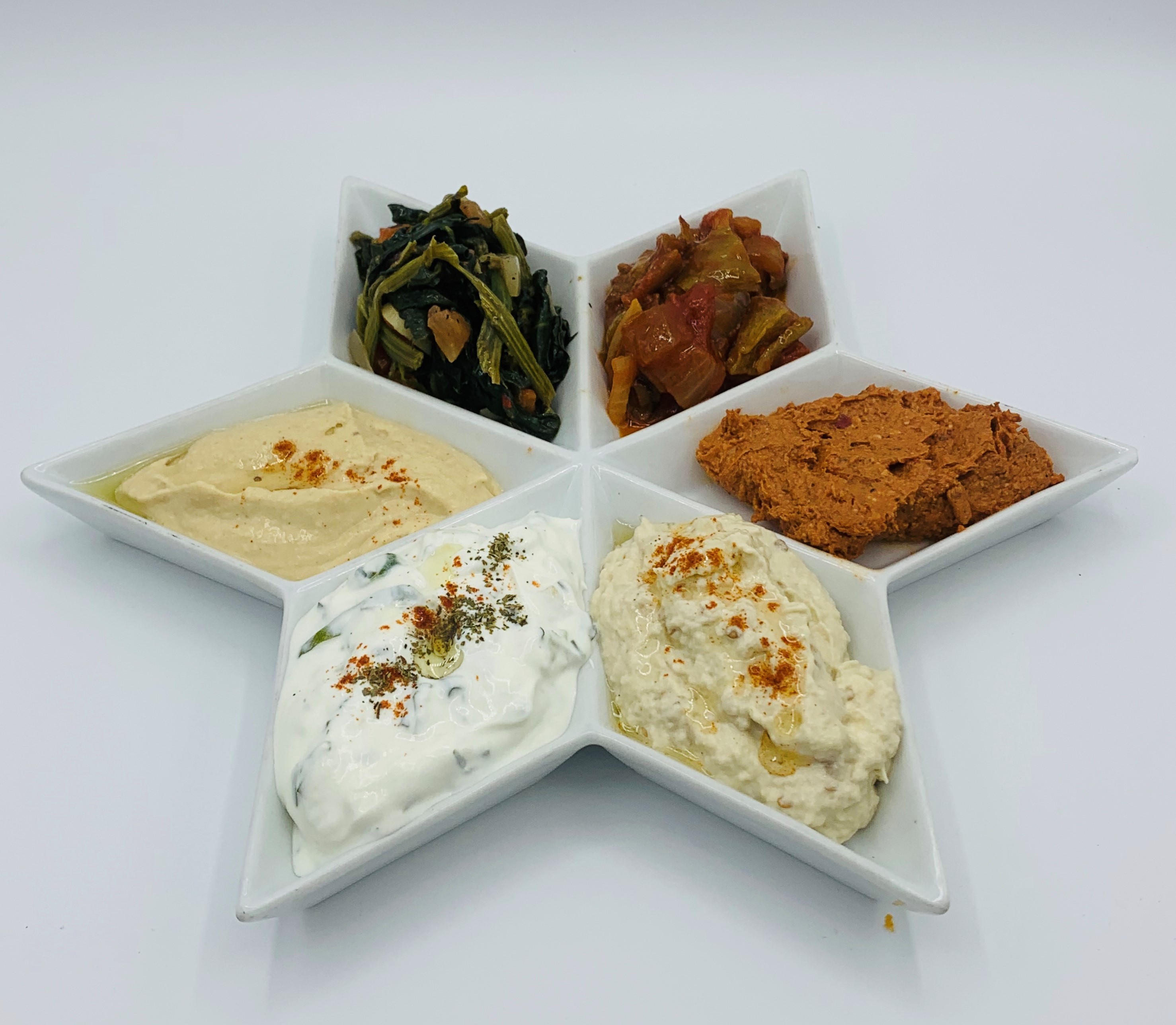 Order MIXED APPETIZER PLATTER food online from Pita Gyro Grill store, Ridgewood on bringmethat.com