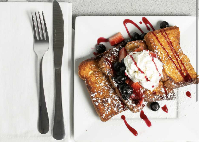 Order One Fruit French Toast   food online from Englewood Diner store, Englewood on bringmethat.com