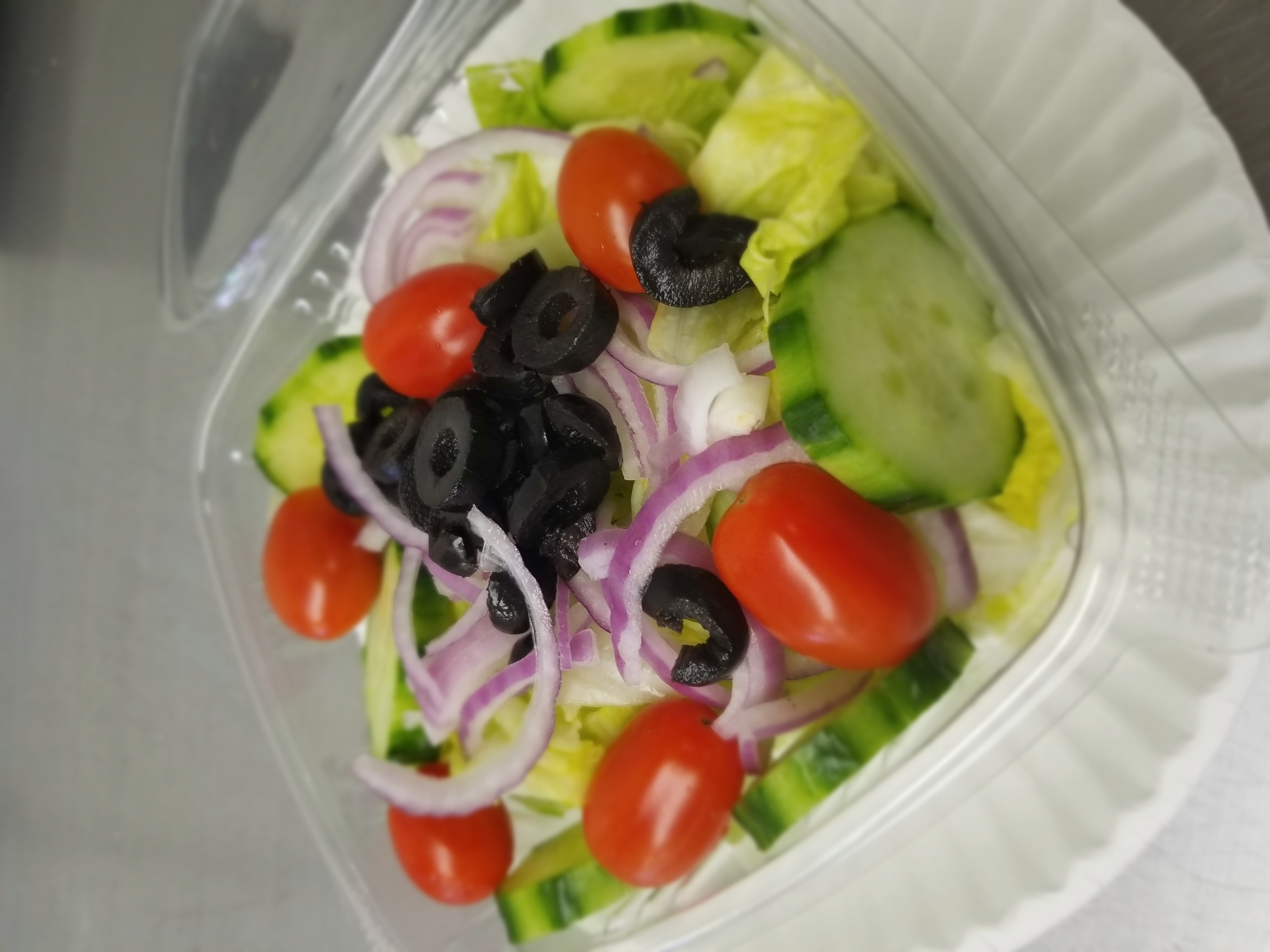 Order Tossed Salad food online from Panaro's Pizzeria store, Bridgeport on bringmethat.com