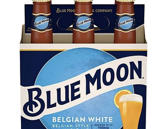 Order Blue Moon, 6pk-12oz bottle beer (5.4% ABV) food online from Cold Spring Liquor store, Liberty Hill on bringmethat.com