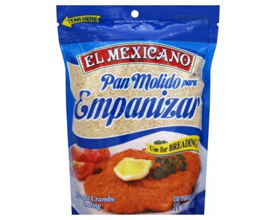 Order El Mexicano Breaded Crumbs Coating, 11 oz (311.8 G) food online from Pit Stop Liquor Mart store, El Monte on bringmethat.com