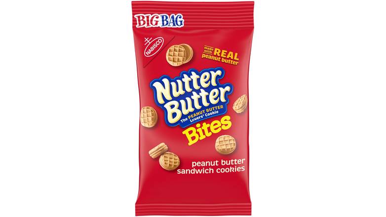 Order Nutter Butter Bites Peanut Butter Sandwich Cookies food online from Trumbull Mobil store, Trumbull on bringmethat.com