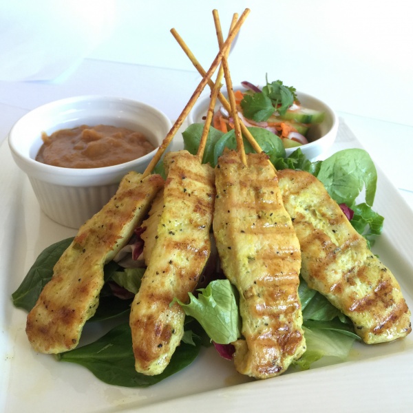 Order 3. Satay Chicken food online from Monkey thai store, Alameda on bringmethat.com