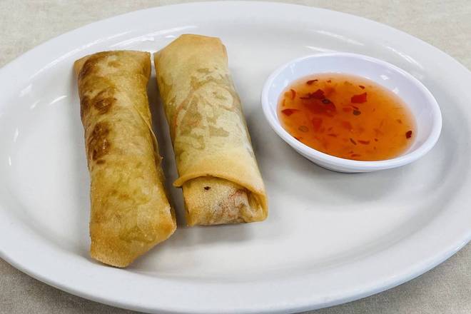 Order Fried Spring Rolls food online from Thong's Authentic Thai Restaurant store, Green Bay on bringmethat.com